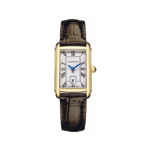 Aerowatch Damenuhr intuition-mini-rmische-zahlen-lederband ⌚ Schweizer Uhren Magazin eckige Damenuhr von Aero Swiss