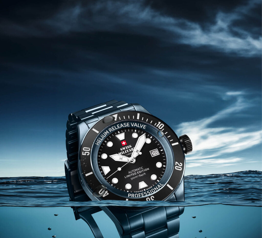 Swiss_Military Taucheruhren Schweiz ⌚ Schweizer Uhren Magazin Swiss Military Pro Diver Uhren