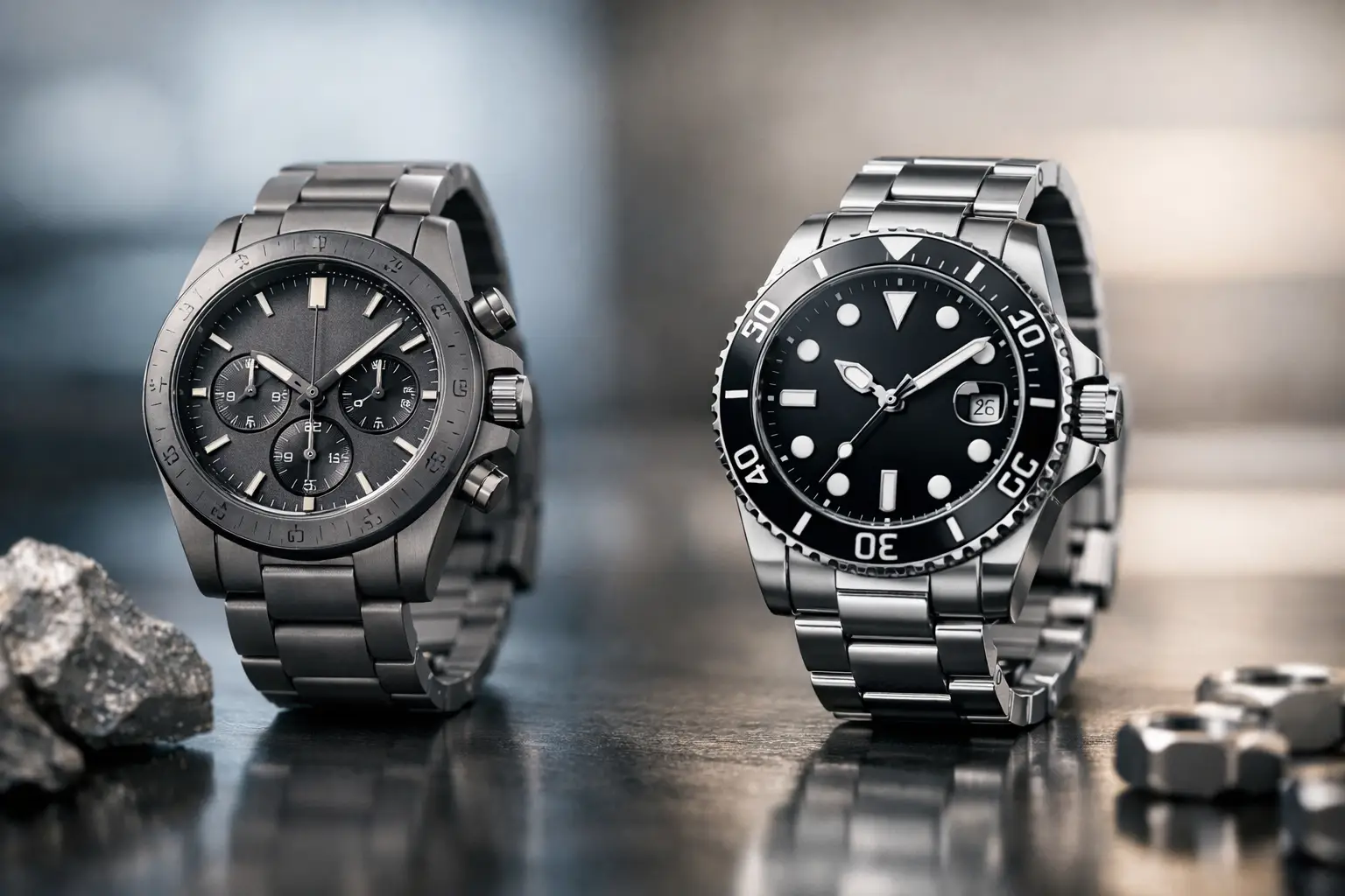 Montre titane ou acier, quel métal choisir ?