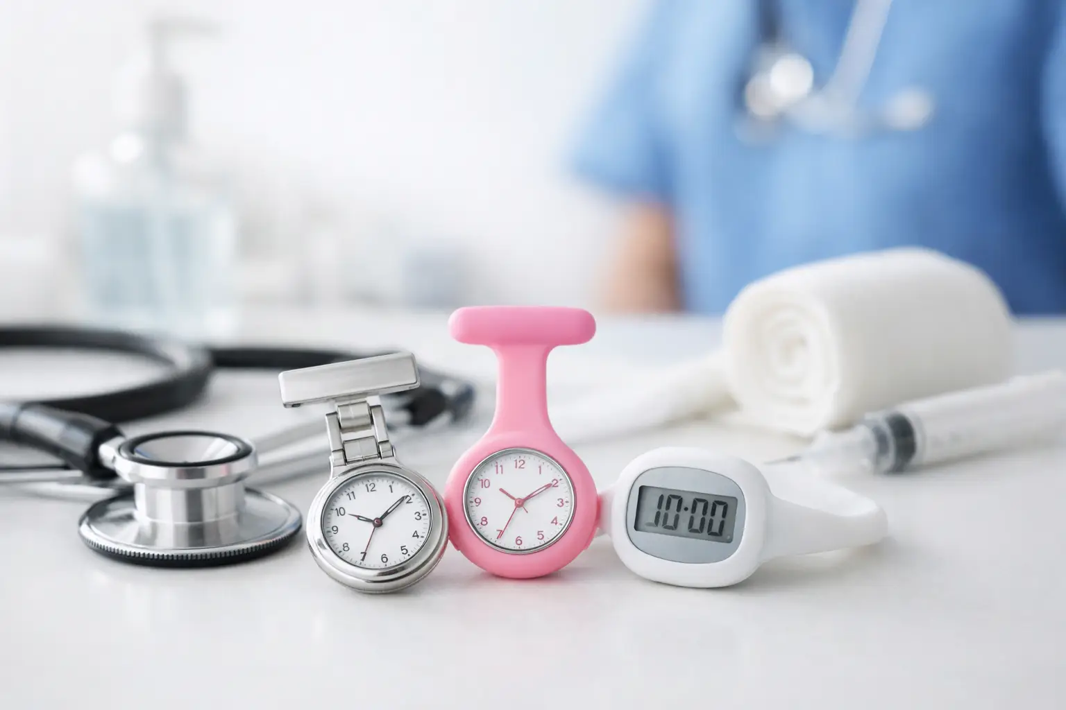 Montres infirmières pratiques pour les soins
