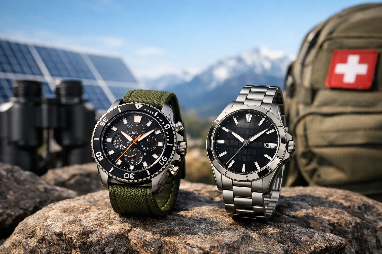 Robuste Solaruhren von Swiss Military by Chrono