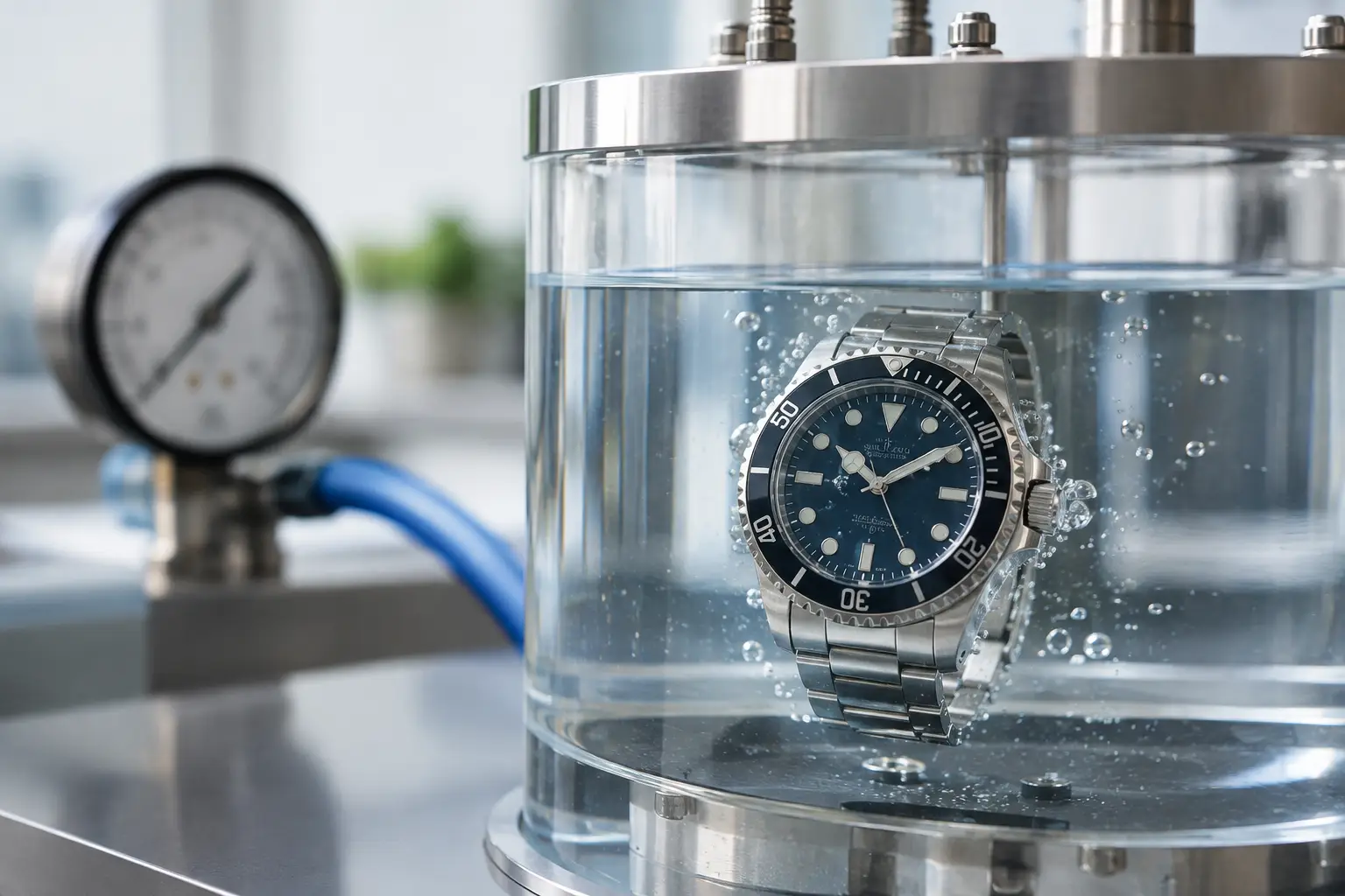 Taucheruhr Wasserdichtigkeit richtig prüfen