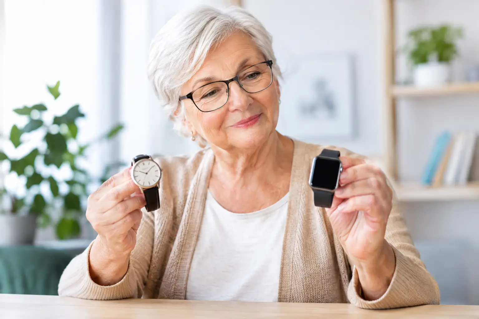 Analoguhr oder Digitaluhr für Senioren im Alltag