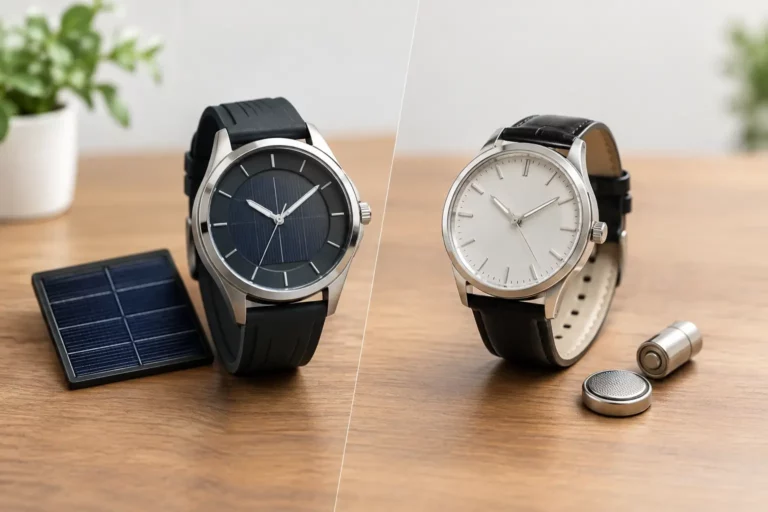 Montre solaire versus pile : quel choix faire ?